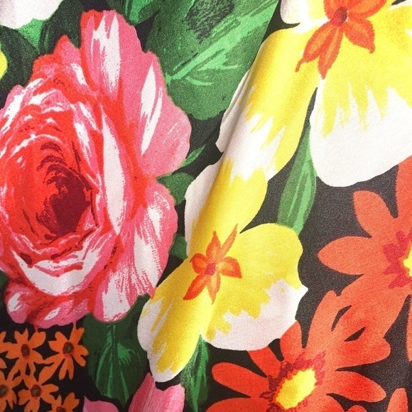 ASOS DESIGN Maxi Slip Dress With Plait Belt In 70s Floral Print Size 4 - Picture 6 of 13